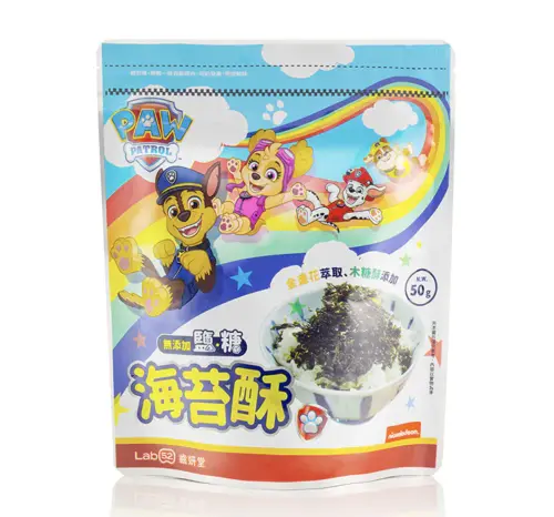 ▲汪汪隊立大功齒妍堂海苔酥（圖／翻攝自品牌官網）