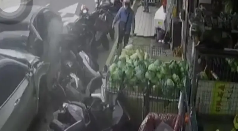 ▲▲基隆毒駕失控撞8車，釀1死2傷。（資料照／翻攝畫面）