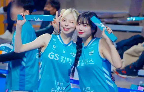 ▲揮別練習生身分，tintin（左）加入韓國職業啦啦隊，華麗轉身找到全新舞台。（圖／tintin提供）