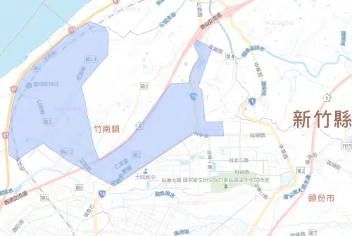 ▲苗栗縣、新竹市12月16日停水影響範圍。（圖／台灣自來水公司water.gov.tw/）