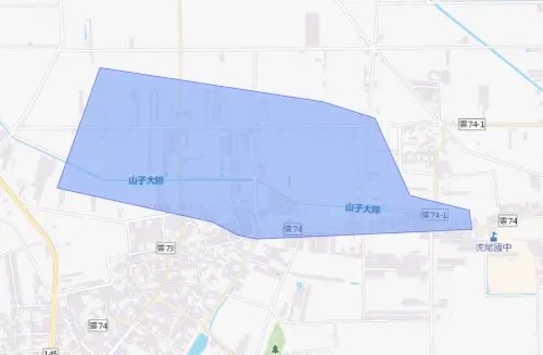 ▲雲林縣虎尾鎮12月16日停水影響範圍。（圖／台灣自來水公司water.gov.tw/）