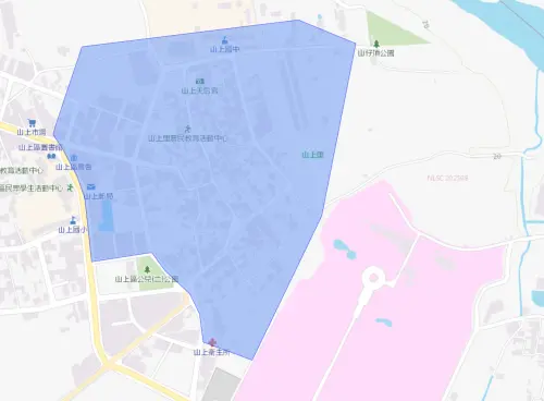 ▲台南市上山區12月16日停水影響範圍。（圖／台灣自來水公司water.gov.tw/）