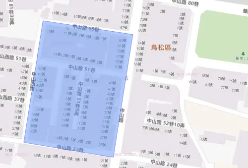 ▲高雄市鳥松區12月16日停水影響範圍。（圖／台灣自來水公司water.gov.tw/）