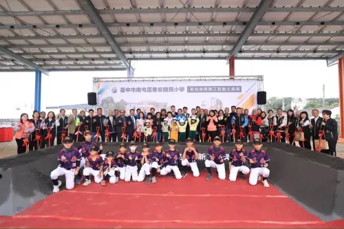 春安國小迎一甲子　盧秀燕動土新校舍送教育大禮
