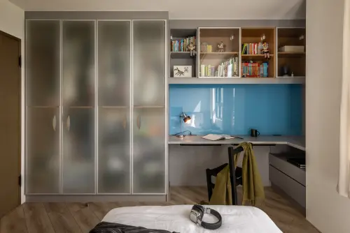 ▲新舊櫃巧妙整合再利用、功能升級又美觀，歐德傢俱實現環保永續精神。