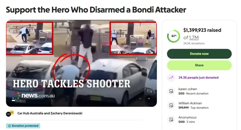 ▲ Car Hub Australia 在募款網站GoFundMe上,為艾哈邁德發起募款活動。(圖/翻攝自GoFundMe)