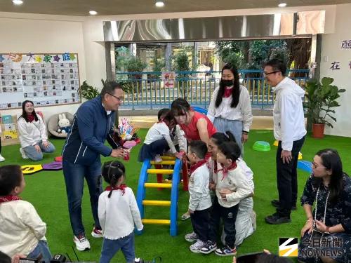 ▲「114 學年度非營利幼兒園聯合開幕典禮」於新月非營利幼兒園舉行。（圖／記者嚴俊強攝，2025.12.16）