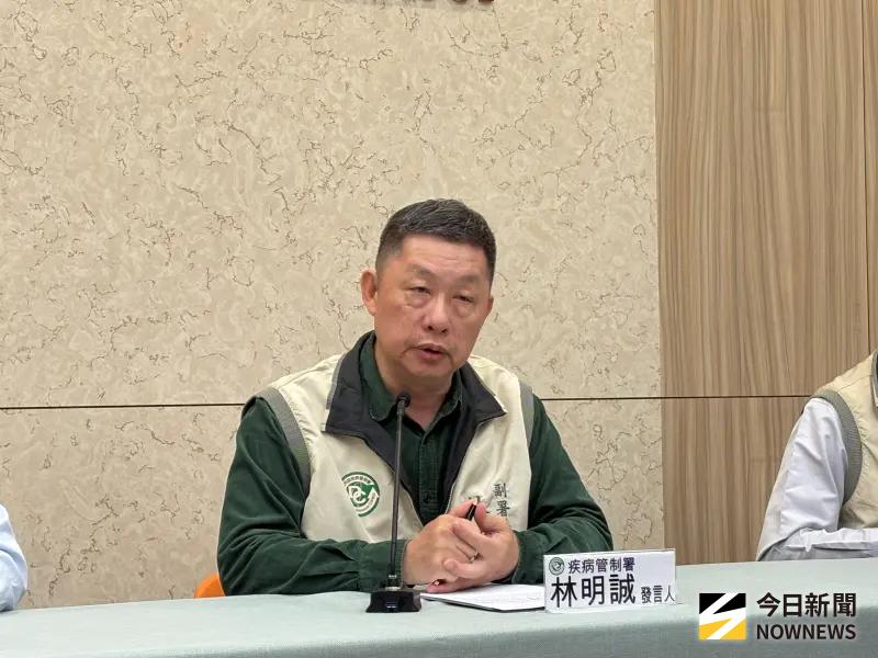 ▲疾管署副署長林明誠說明，腸病毒目前已經脫離流行期。（圖／記者張乃文攝）