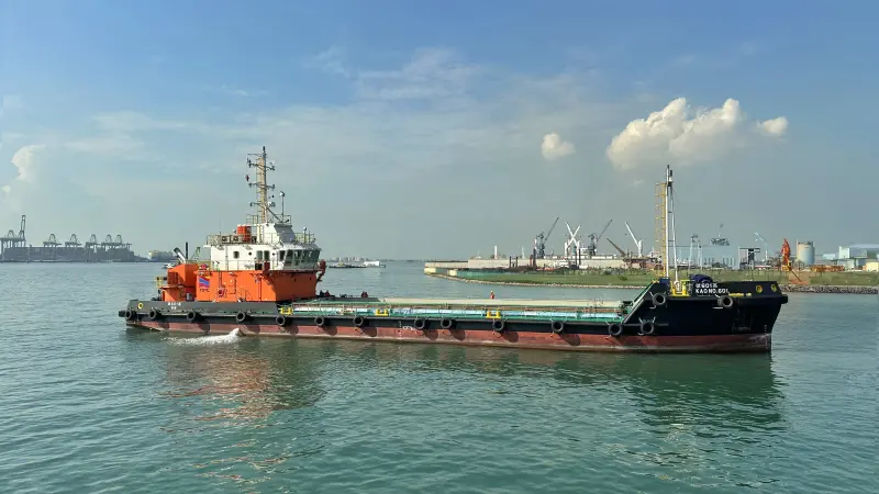 ▲高601號受泥船。（圖／港務公司提供）