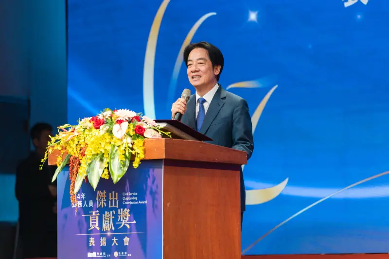 ▲賴清德強調，在2016年開始推動的年金改革，從來不是否定任何人的貢獻。（圖／總統府提供）