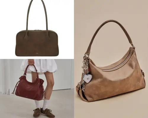 ▲左起：Momo bag Large波士頓包、Breezy Bag微風包、Mushy Bag流浪包。（圖／STAND OIL standoil.tw）