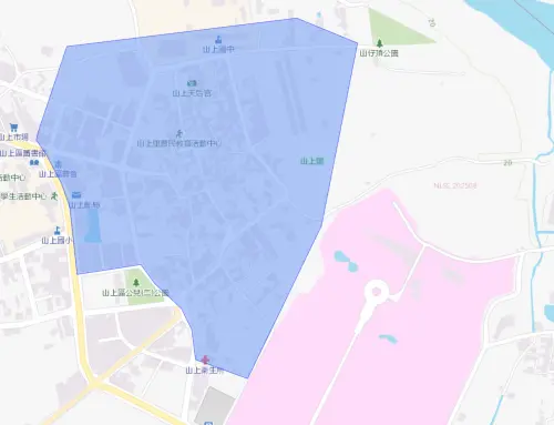 ▲台南市山上區12月17日停水影響範圍。（圖／台灣自來水公司water.gov.tw/）