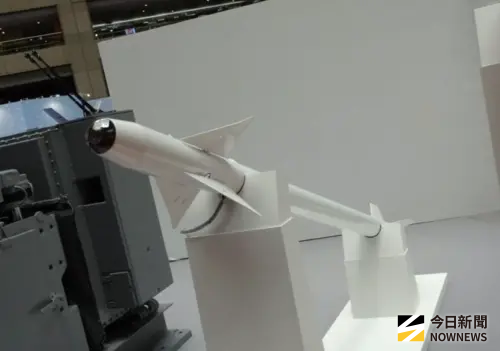 ▲中科院研發的海劍羚飛彈系統，以天劍一型飛彈為彈體。（圖／記者呂炯昌攝）