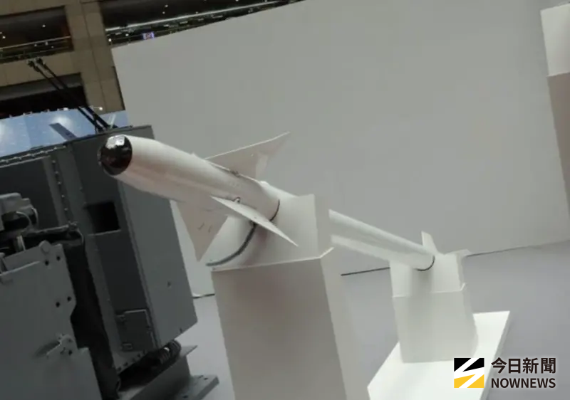    ▲中科院研發的海劍羚飛彈系統，以天劍一型飛彈為彈體。（圖／記者呂炯昌攝）  