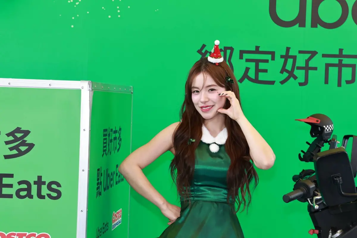 ▲李多慧今受邀成為Uber Eats應援團長送暖，透露她一週會點7次外送，幾乎是天天都要點，美食、生鮮都靠外送。（圖／記者吳翊緁攝）