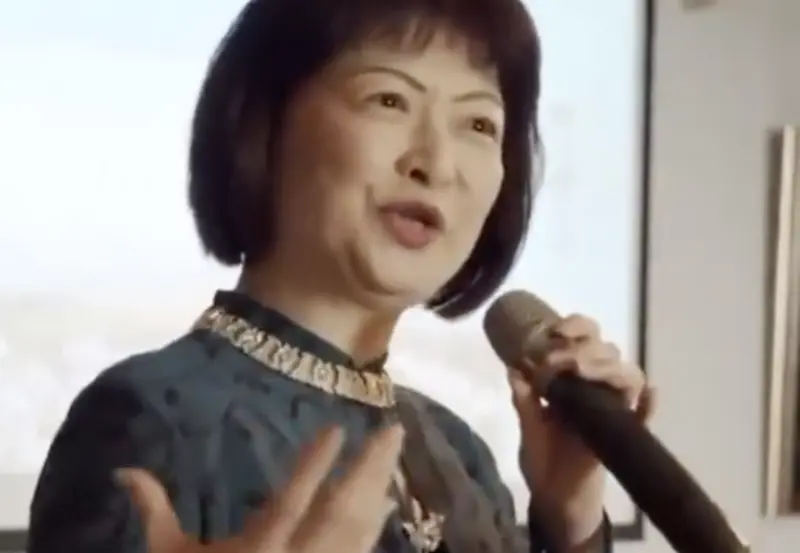 ▲高院法官郭豫珍的演講方式引網友熱議。（圖／翻攝畫面）