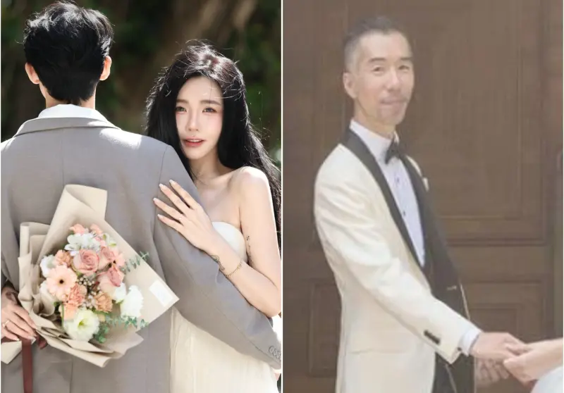 ▲張兆志（右）雖與許允樂（左）離婚仍護前妻到底，發現多年好友夫妻疑似抹黑許允樂，憤而在社群上開槓還為此吃上官司，好友夫妻聲請假處分並提供38萬元擔保金給法院，禁止張兆志上傳4月6日的跟拍影片。（圖／翻攝臉書）