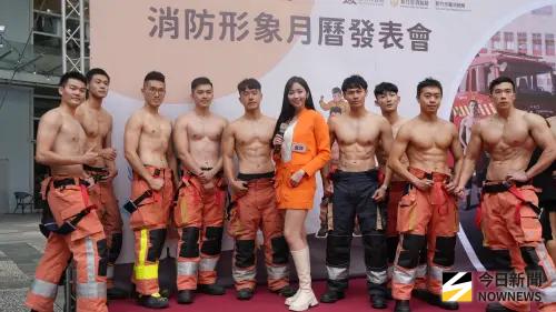 ▲新竹市長高虹安出席2026消防形象月曆發表會。（圖／記者呂炯昌攝）