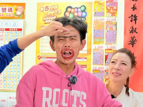 ▲籃籃、楊繡惠（圖／民視提供）