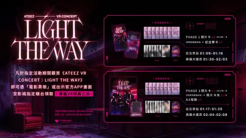 ▲ATEEZ VR演唱會1月9日威秀上映。（圖／威秀影城）