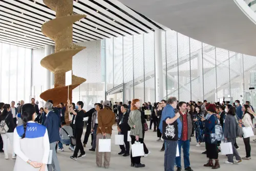 ▲台中綠美圖13日開館典禮，湧入許多各界貴賓。（圖／台中市政府提供，2025.12.18）