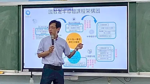 ▲教育局委請三民高中承辦此次半導體課程分享工作坊，並由岡山高中共同參與課程示範與經驗分享，以擴大高市半導體教育推動效益。（圖／高市府教育局提供）