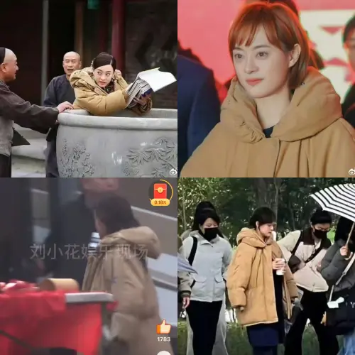 ▲孫儷15年來幾乎每個冬天都穿同一件羽絨外套。(圖/翻攝自劇組學姐微博) ▲孫儷15年來幾乎每個冬天都穿同一件羽絨外套。(圖/翻攝自劇組學姐微博)