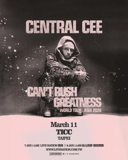 ▲Central Ceer首度來台灣舉辦專場演唱會。（圖／Live Nation Taiwan 理想國臉書）