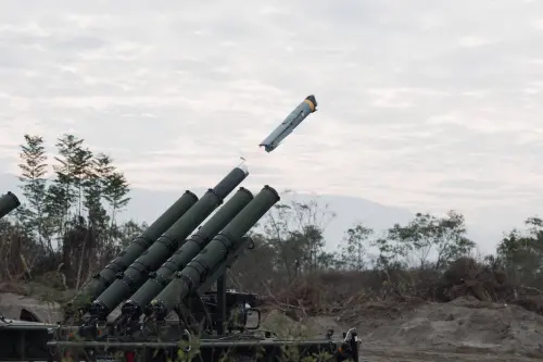 ▲Altius-600M攻擊型無人機發射升空。（圖／國防部提供）