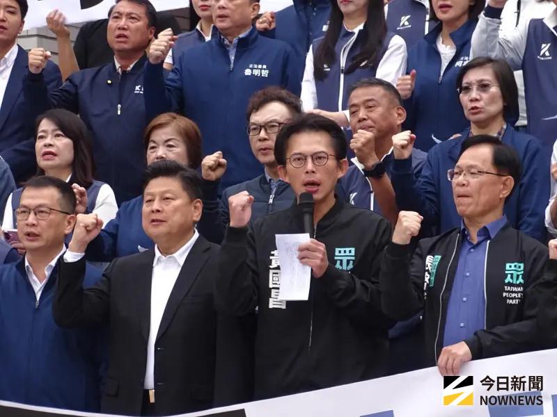 藍白提案彈劾總統 黃國昌怒轟:要阻止賴清德變成袁世凱稱帝