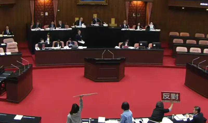 ▲民眾黨提案本會期延會到明年1月底，民進黨立委反對。（圖／翻攝立院ivod系統）