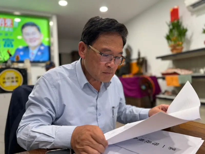 ▲前彰化市長邱建富質疑，民進黨中央黨部的民調結果「不尋常」。（圖／邱建富提供，2025.12.19）