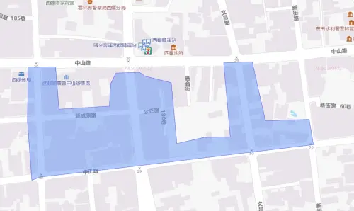 ▲雲林縣12月20日停水影響範圍。（圖／台灣自來水公司water.gov.tw/）