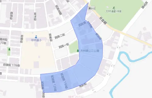 ▲嘉義縣12月20日停水影響範圍。（圖／台灣自來水公司water.gov.tw/）