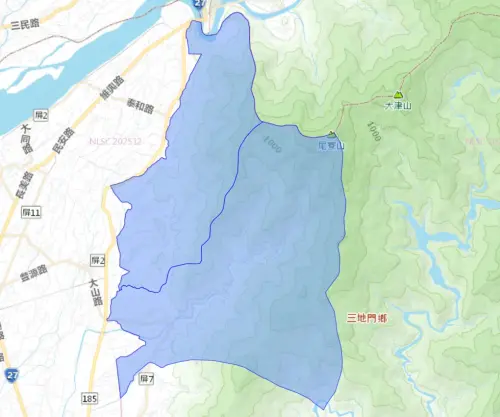 ▲屏東縣12月20日停水影響範圍。（圖／台灣自來水公司water.gov.tw/）