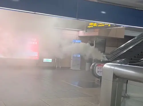 北捷台北車站煙霧彈爆炸　1男子疑肉身阻擋遭炸傷送醫搶救
