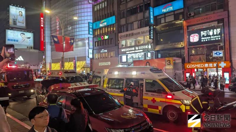 中山站南西誠品爆砍人！人潮聚集　現場情況直擊