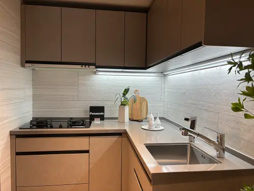 ▲▲樣品屋,廚房（圖／記者徐銘穗攝）負面新聞勿用