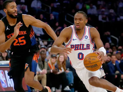 NBA／Maxey轟30分！末節接管戰局　76人客場116：107逆轉勝尼克
