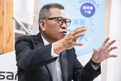 ▲凱撒衛浴董事長蕭俊祥。（圖／記者陳明安攝）