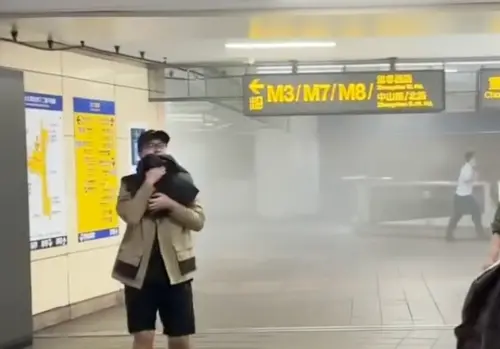 錄下北捷煙霧！他看影片嚇壞「張文就在眼前」　裝成路人逃離現場
