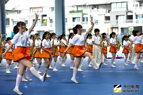 ▲與屏東縣3所學校樂儀隊攜手演出，為南台灣注入滿滿青春熱血與音樂能量。（圖／記者莊全成攝，2025.12.20）