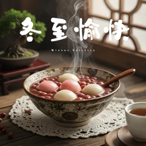 ▲2025冬至平安圖，《NOWNEWS》祝讀者冬至平安快樂。（圖／AI生成）