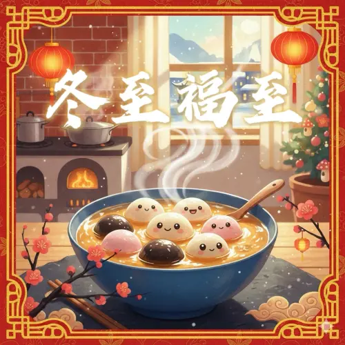 ▲2025冬至平安圖，《NOWNEWS》祝讀者冬至平安快樂。（圖／AI生成）