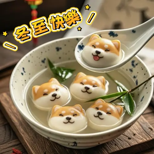 ▲2025冬至平安圖，《NOWNEWS》祝讀者冬至平安快樂。（圖／AI生成）