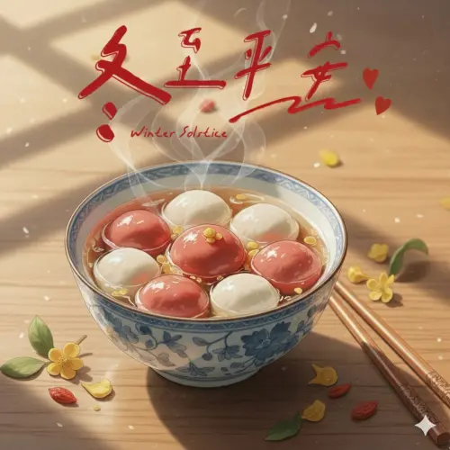 ▲2025冬至平安圖，《NOWNEWS》祝讀者冬至平安快樂。（圖／AI生成）