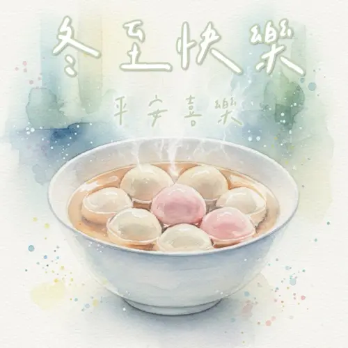 ▲2025冬至平安圖，《NOWNEWS》祝讀者冬至平安快樂。（圖／AI生成）