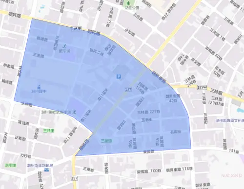 ▲屏東縣潮州鎮12月22日停水影響範圍。（圖／台灣自來水公司water.gov.tw/）