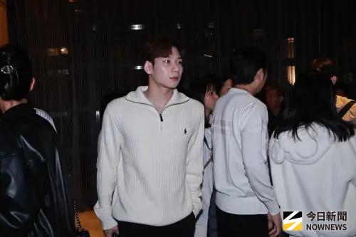 ▲王齊麟和前中職啦啦隊陳詩媛甜蜜大婚，包括王冠閎等奧運國手都有來參加。（圖／記者吳翊緁）