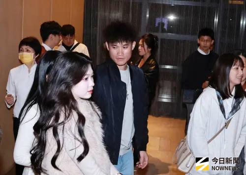 ▲樂天桃猿球員林承飛也現身祝賀。（圖／記者吳翊緁攝）